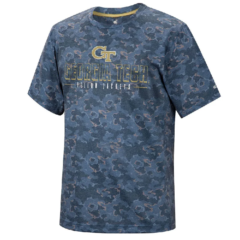 Ringer T Shirt Women with Retro - Inspired StripesRinger T Shirt Women with Retro - Inspired StripesGeorgia Tech Yellow Jackets Pyrotechnics T-Shirt