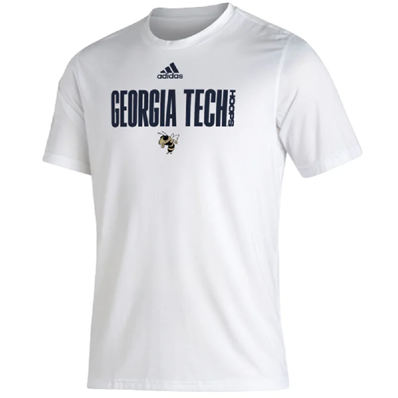 Floral Print Women T Shirt for a Feminine TouchFloral Print Women T Shirt for a Feminine TouchGeorgia Tech Yellow Jackets Adidas Creator Buzz White T-Shirt