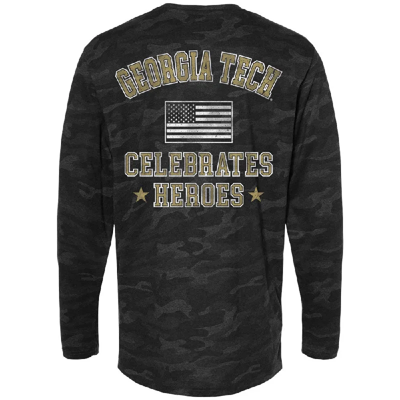 Sheer Women T Shirt for a Stylish and Alluring LookSheer Women T Shirt for a Stylish and Alluring LookGeorgia Tech Celebrates Heroes Long Sleeve T-Shirt