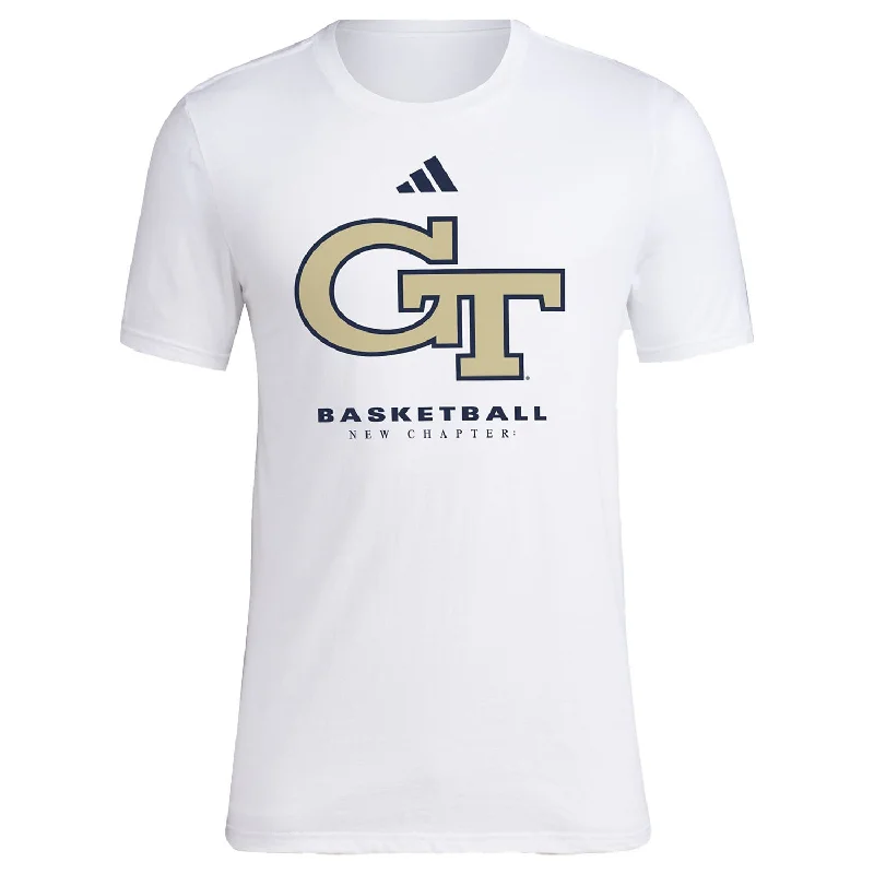 Moisture - Wicking Women T Shirt for Active LifestylesMoisture - Wicking Women T Shirt for Active LifestylesGeorgia Tech Yellow Jackets Adidas New Chapter Bench White T-Shirt