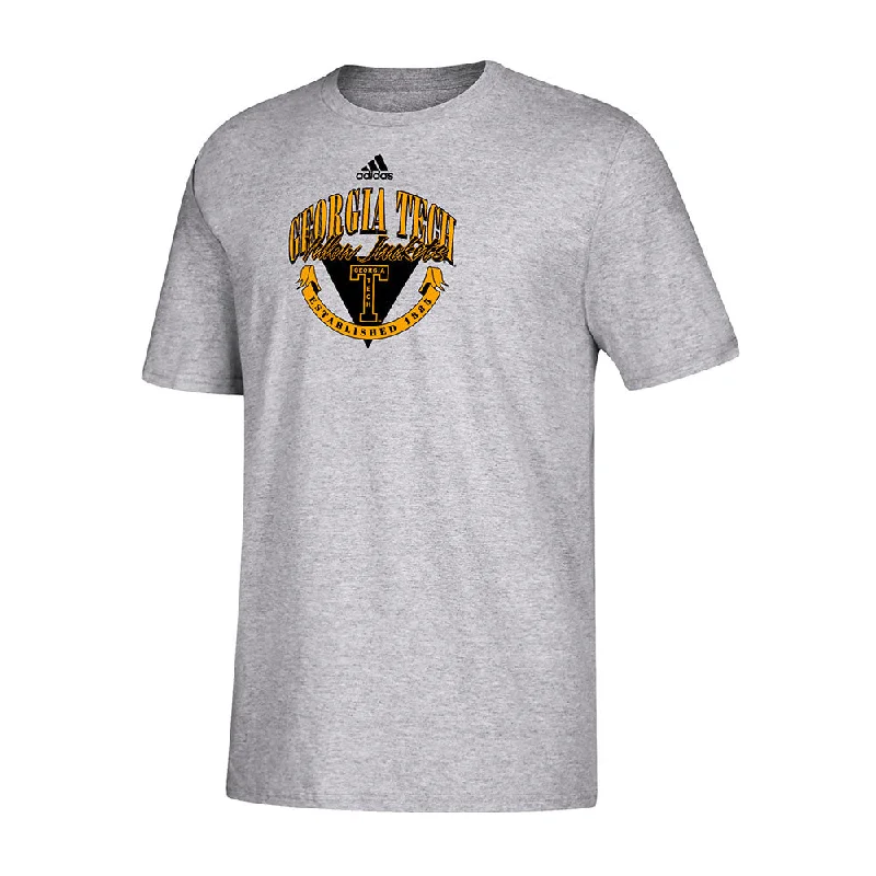 Crop Top Women T Shirt to Pair with High - Waisted BottomsCrop Top Women T Shirt to Pair with High - Waisted BottomsYouth Georgia Tech Adidas Est. Wordmark T-Shirt