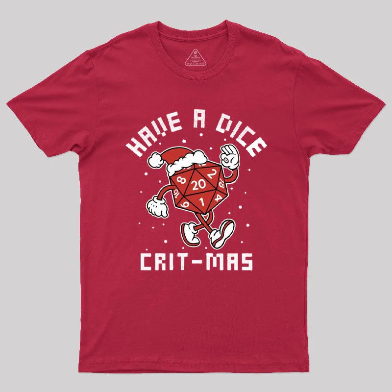 Puff Sleeve Women T Shirt for a Fashion - Forward LookPuff Sleeve Women T Shirt for a Fashion - Forward LookHave a Dice Crit-mas T-Shirt