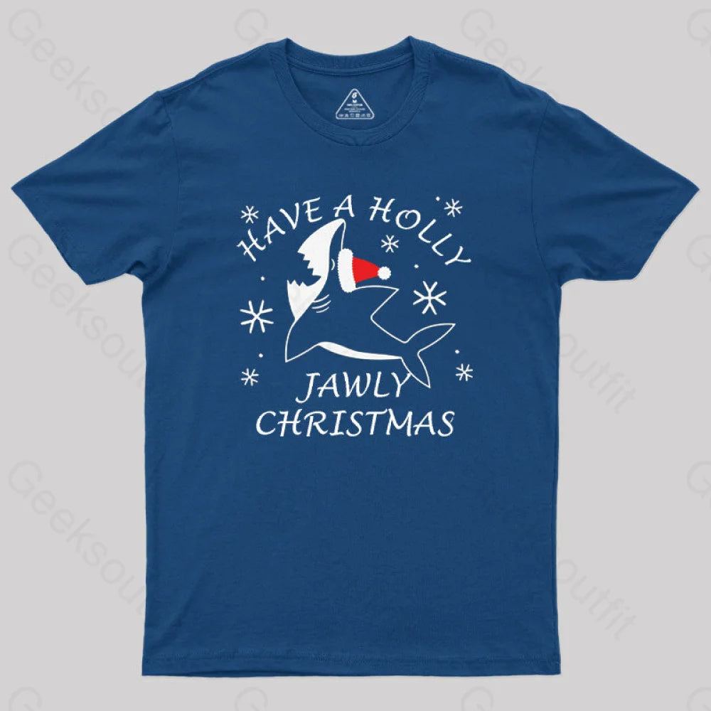 Sequined Women T Shirt for a Sparkly Night OutSequined Women T Shirt for a Sparkly Night OutHave A Holly Jawly Christmas Geek T-Shirt
