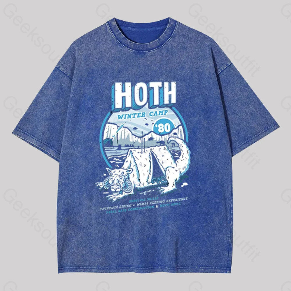 V - Neck Women T Shirt to Enhance the NecklineV - Neck Women T Shirt to Enhance the NecklineHoth Winter Camp Washed T-shirt