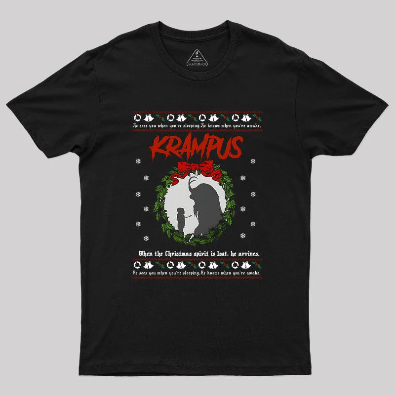 Sheer Women T Shirt for a Stylish and Alluring LookSheer Women T Shirt for a Stylish and Alluring LookKrampus Christmas Geek T-Shirt