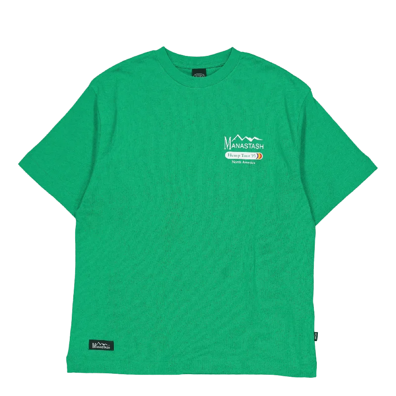 Ringer T Shirt Women with Retro - Inspired StripesRinger T Shirt Women with Retro - Inspired StripesHemp Tee Tour Grn