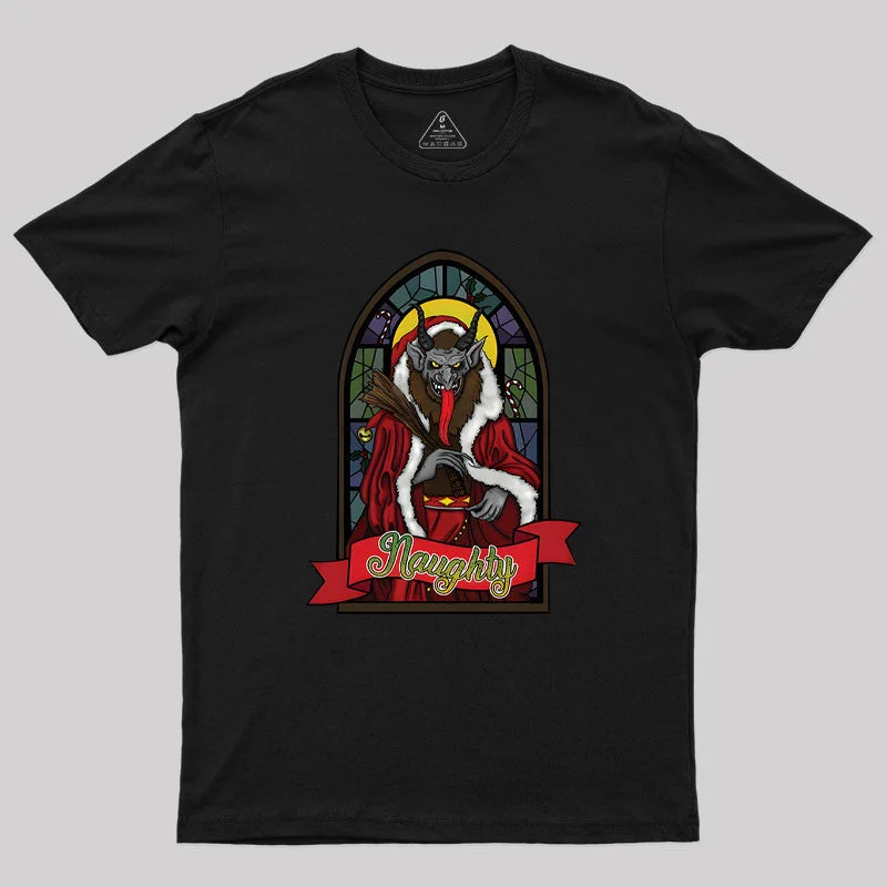 Floral Print Women T Shirt for a Feminine TouchFloral Print Women T Shirt for a Feminine TouchNaughty Krampus Geek T-Shirt