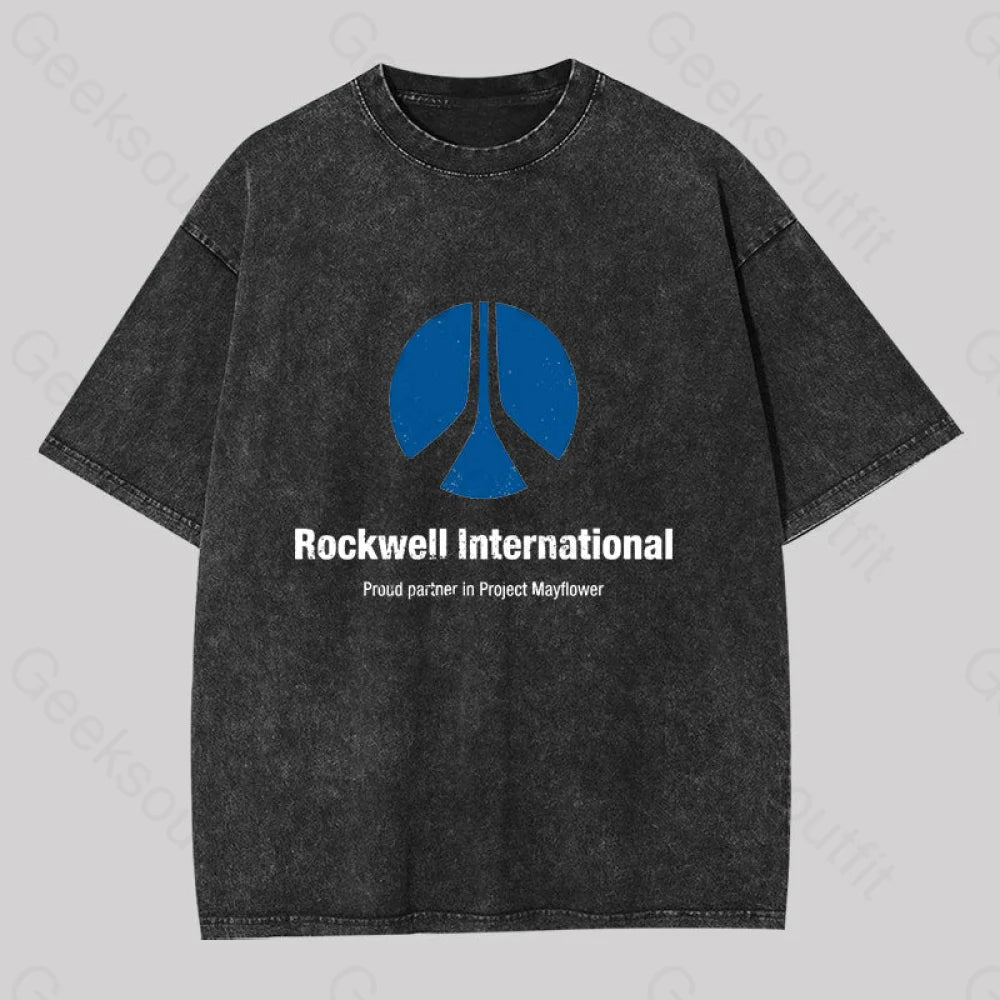 Long Sleeve Women T Shirt for Cooler WeatherLong Sleeve Women T Shirt for Cooler WeatherRockwell International Close Encounters Washed T-shirt