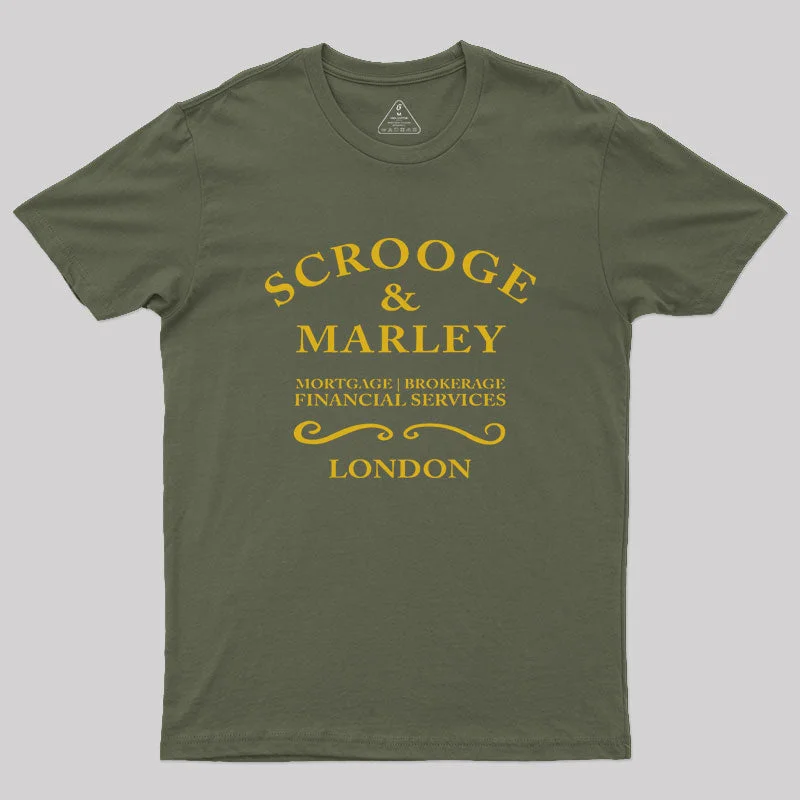 Crew Neck Women T Shirt with a Timeless DesignScrooge and Marley Geek T-Shirt