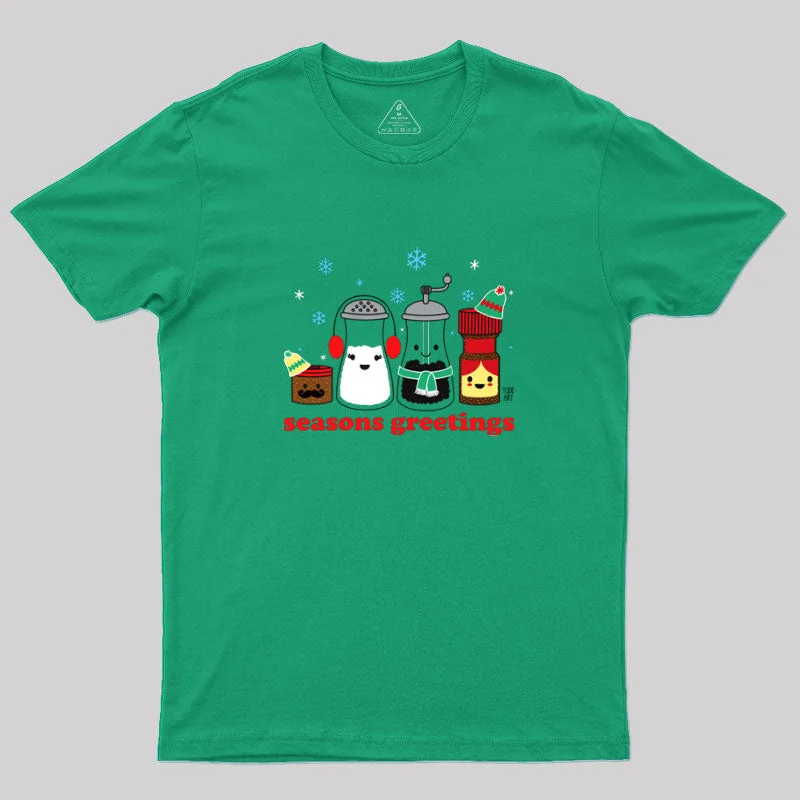 Striped Women T Shirt in a Classic PatternStriped Women T Shirt in a Classic PatternSeasons Greetings Geek T-Shirt