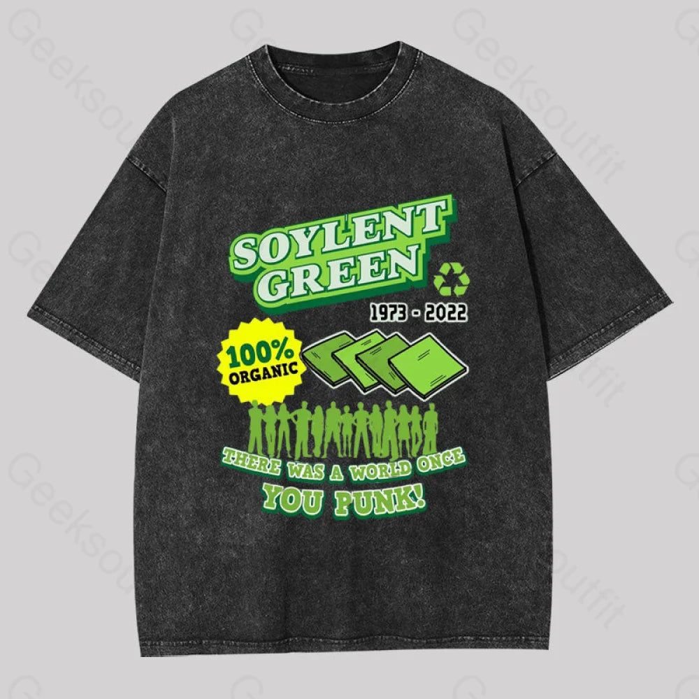 Crop Top Women T Shirt to Pair with High - Waisted BottomsCrop Top Women T Shirt to Pair with High - Waisted BottomsSoylent Green 1973 100% organic Washed T-shirt