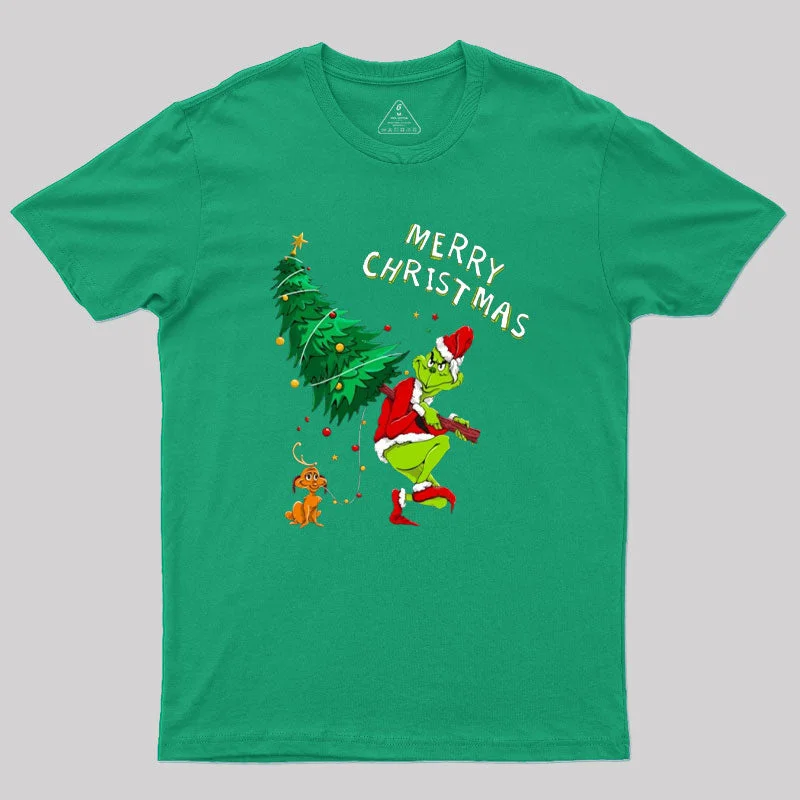 Sleeveless Women T Shirt for Summer ComfortSleeveless Women T Shirt for Summer ComfortStealing Christmas Tree Geek T-Shirt