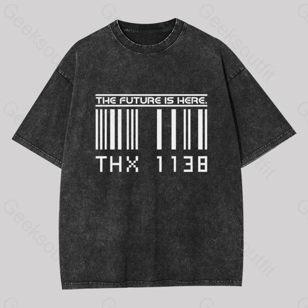 Pocketed Women T Shirt for Added FunctionalityPocketed Women T Shirt for Added FunctionalityTHX 1138 Funny Washed T-shirt