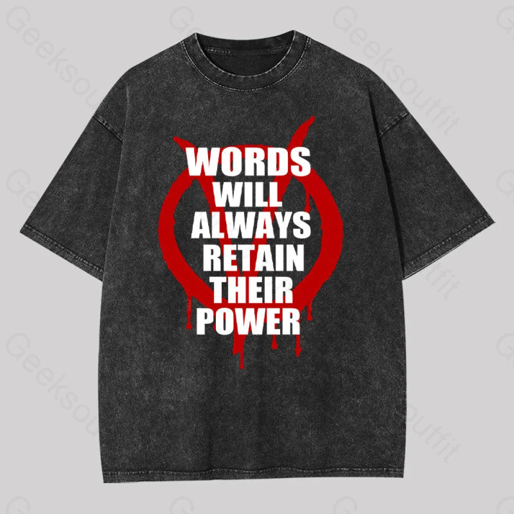 Pocketed Women T Shirt for Added FunctionalityPocketed Women T Shirt for Added FunctionalityV for Vendetta Geek Washed T-shirt