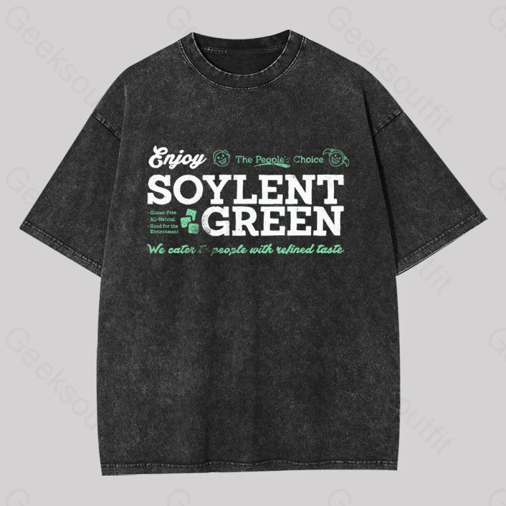 Moisture - Wicking Women T Shirt for Active LifestylesMoisture - Wicking Women T Shirt for Active LifestylesSoylent Green We Cater to People With Refined Taste Washed T-shirt