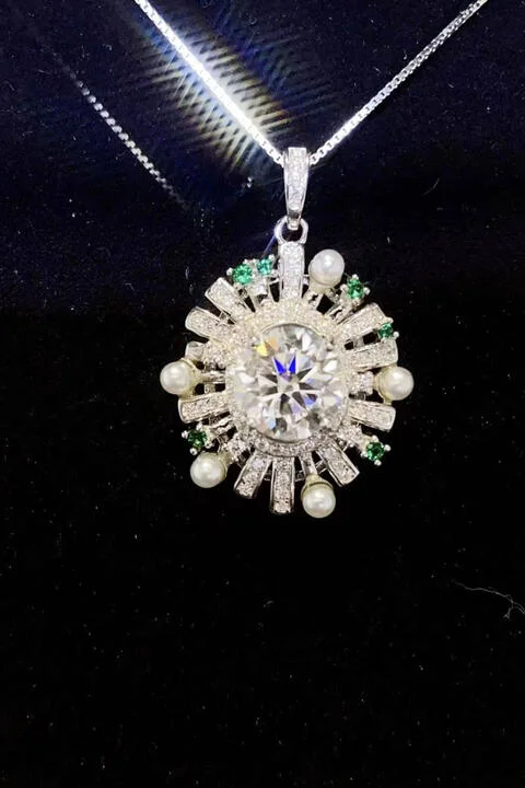 Maternity Bodysuits for Expecting Mothers' Comfort2 Carat Moissanite 925 Sterling Silver Necklace