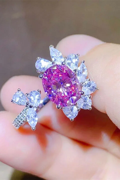 Neon Bodysuits to Stand Out at Parties3 Carat Moissanite 925 Sterling Silver Open Ring