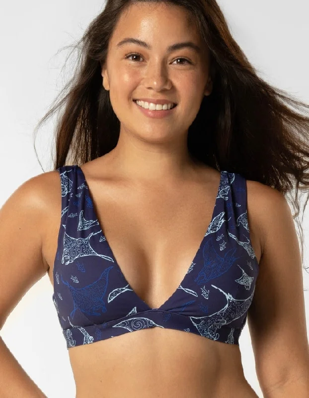 Dune – Ocean Manta Womens Plunge Bikini Top