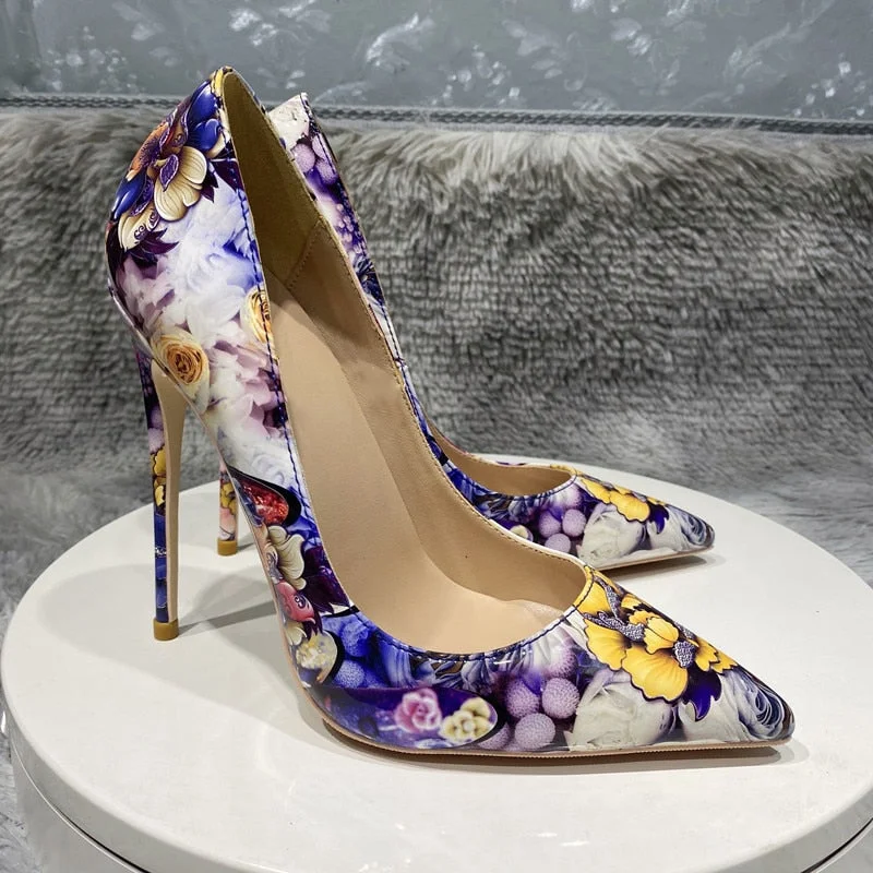 Blue 12cm Heel