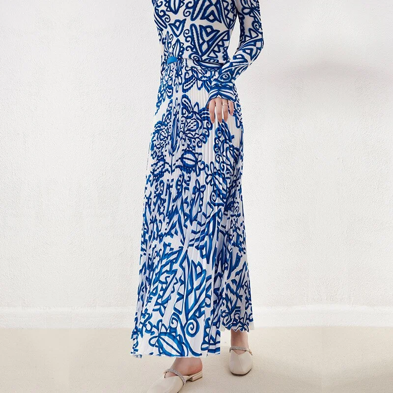 Blue Tengtu Skirt