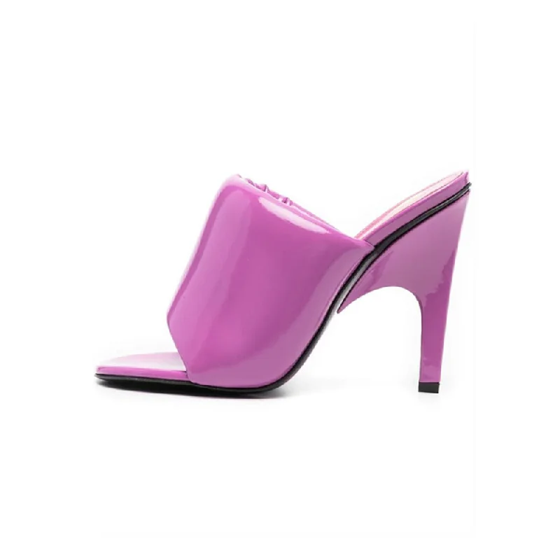 Button - Front Bodysuits with a Classic and Timeless AppealRound Peep Toe Patent Leather High Heel Sandals