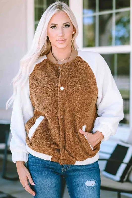 Mesh Bodysuits for a Bold and Edgy Fashion StatementSnap Down Raglan Sleeve Jacket