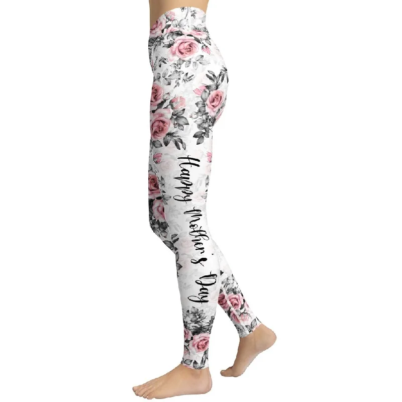 Floral Mother's Day Yoga Leggings