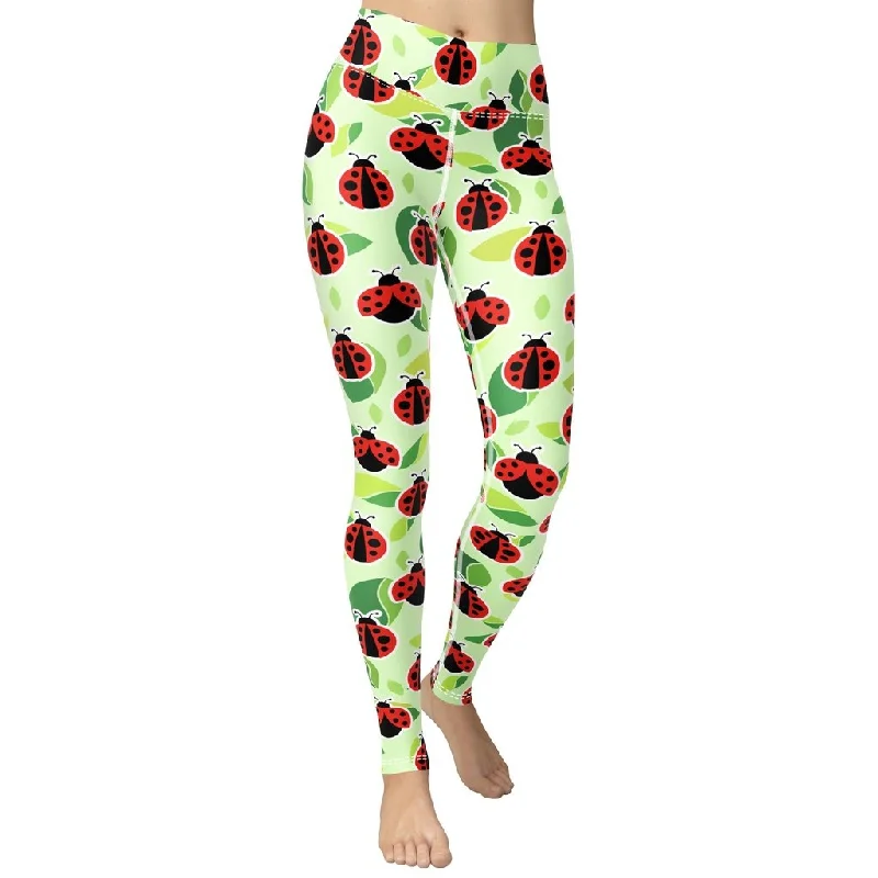 Ladybugs Yoga Leggings